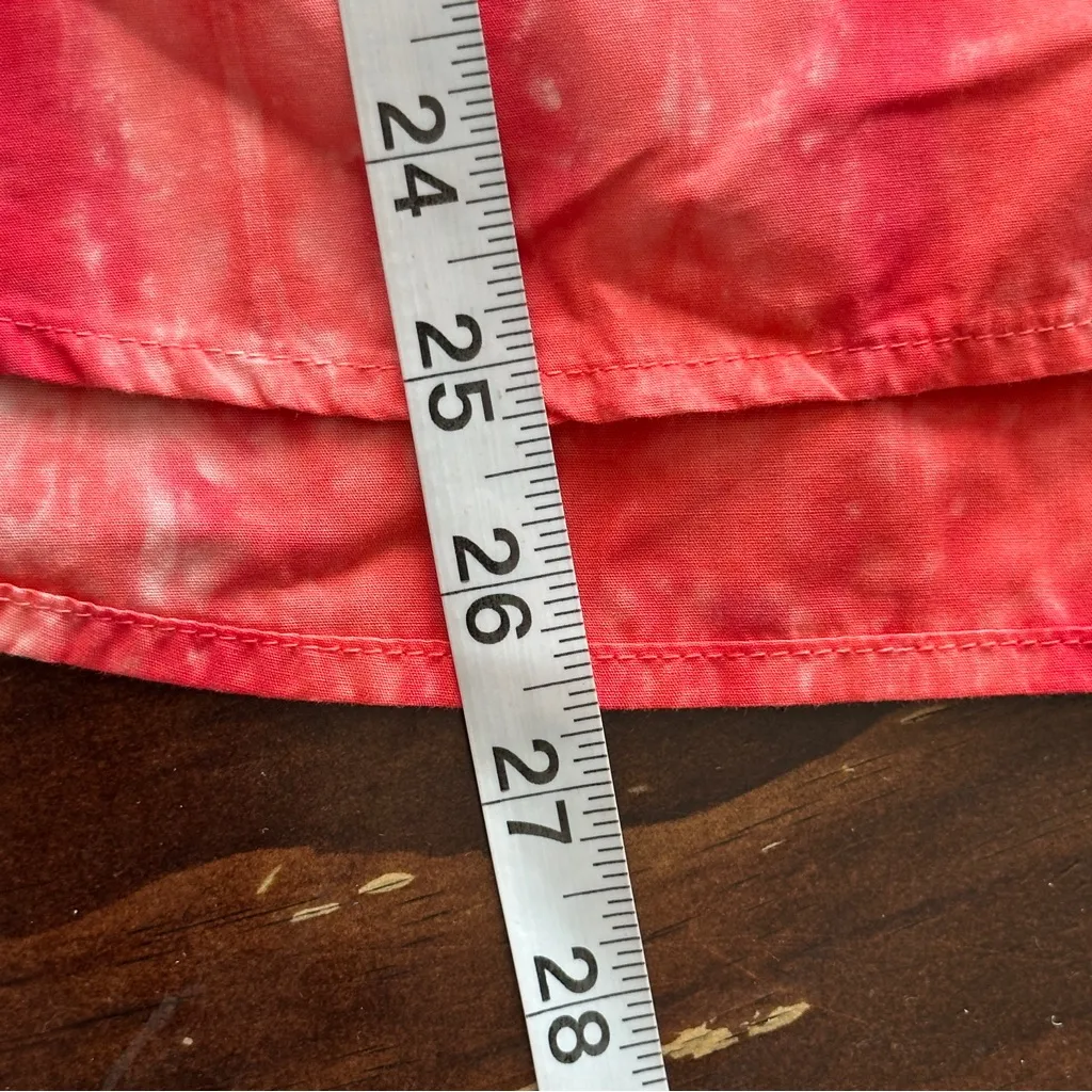Cotton Citizen Red Tie-Dye button down Shirt XS - Image 9