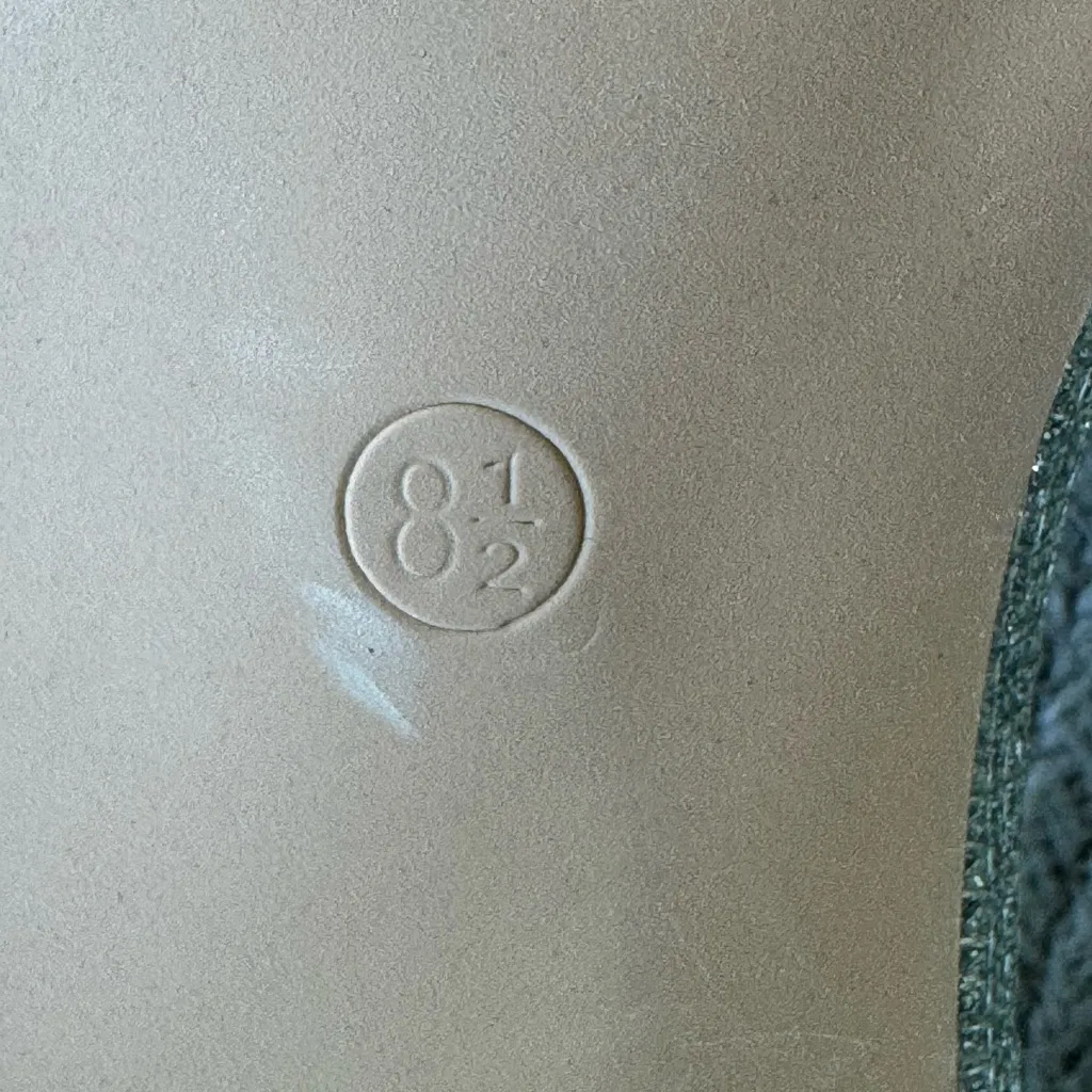 DB Studio Arya Silver Sparkle Block Heel Ankle Strap Dressy Heels Sandals 8.5 - Image 8