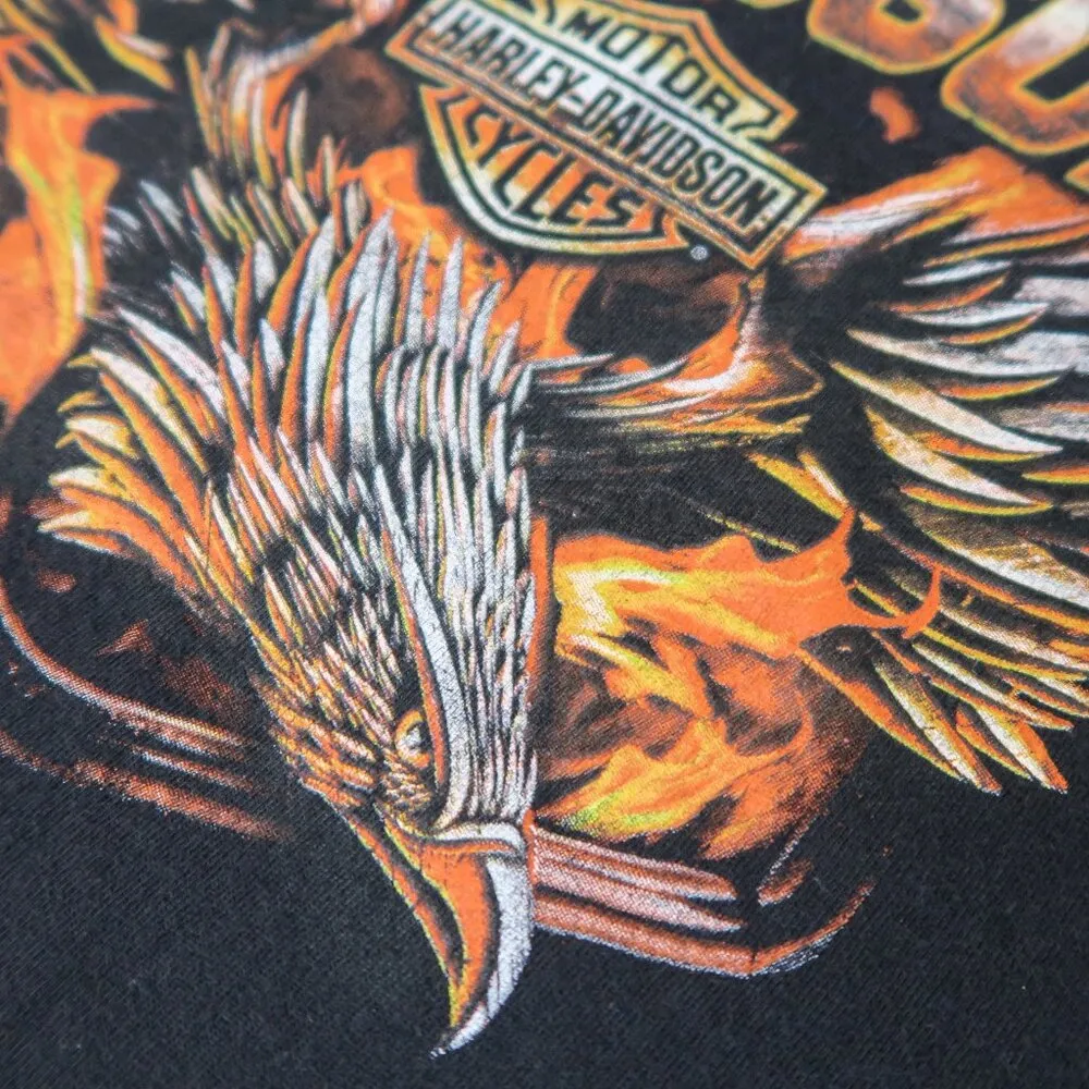 2017 Harley Davidson Flaming Eagle Shirt - Image 6