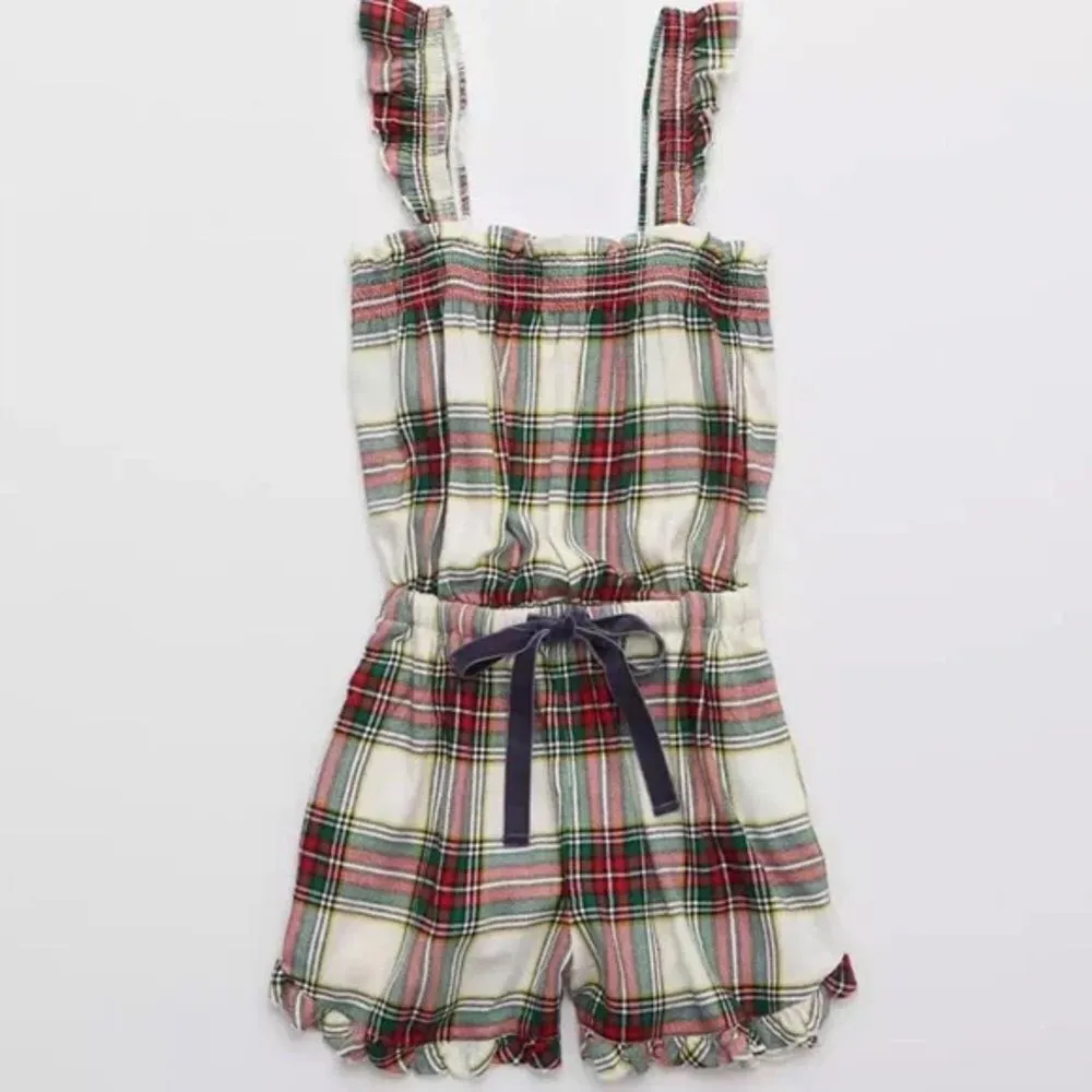 ✨NWOT✨Aerie Flannel Romper✨  - Image 5