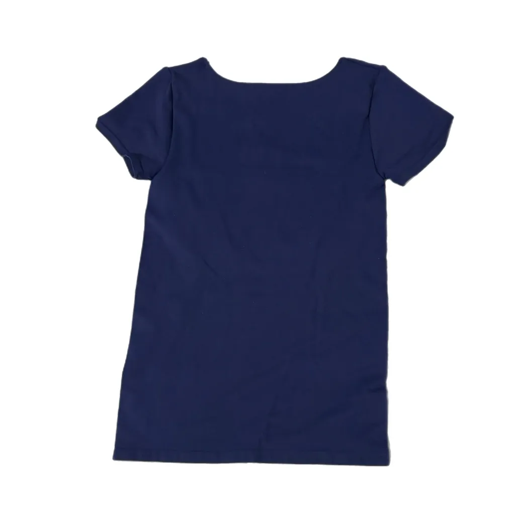 Free People Intimately Clean Lines Baby Tee Shirt in Indigo Blue Womens XS - Image 5