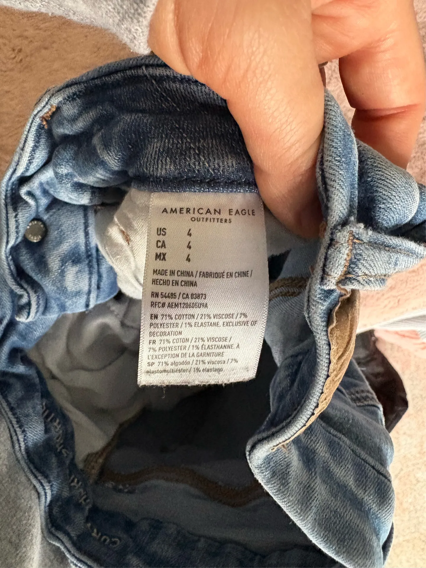 American Eagle Blue Jean Shorts - Image 4