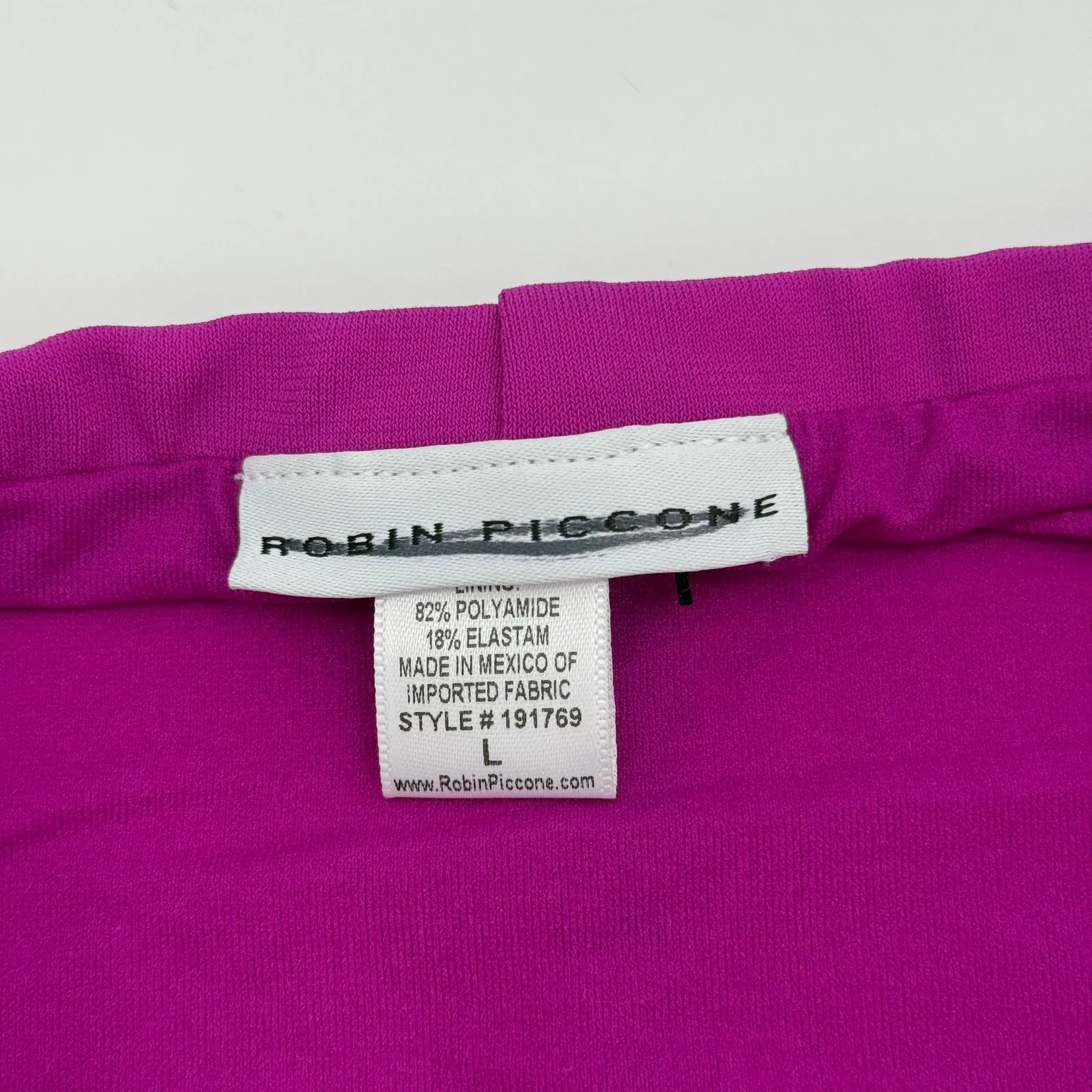 Robin Piccone Ava Bikini Bottoms Size Large NEW High Waist #191769 Swim NWOT - Image 5