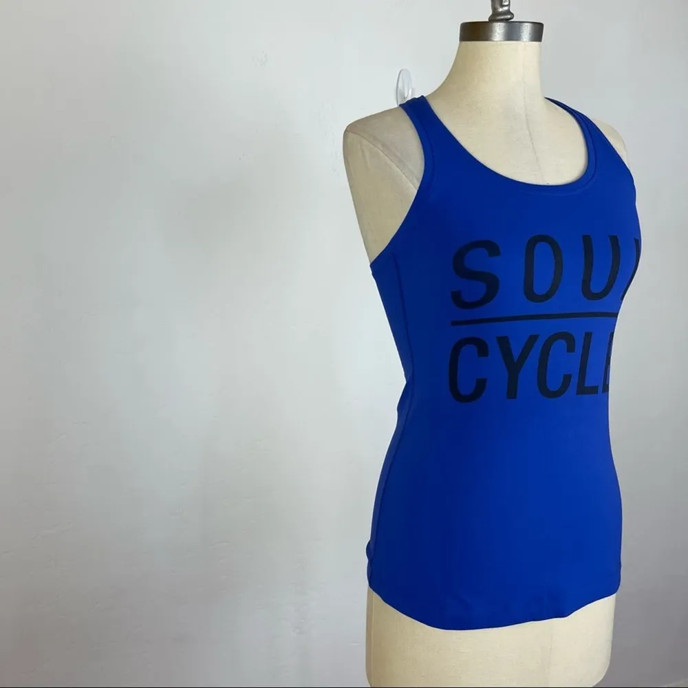 Lululemon x Soulcycle Blue Cool Racerback Tank - Image 2