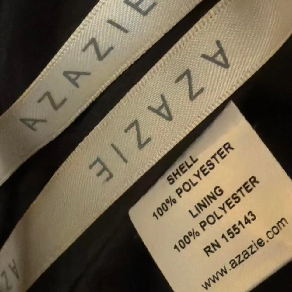 Azazie Black Emerald Gown NWT A4 Bridesmaid Prom Wedding Guest Evening Dress - Image 10