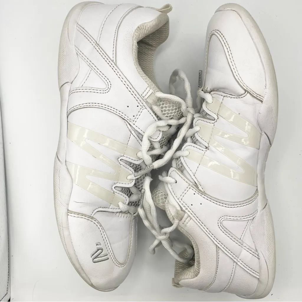 Varsity Tradition cheer white shoes sneakers Size 8.5 - Image 12