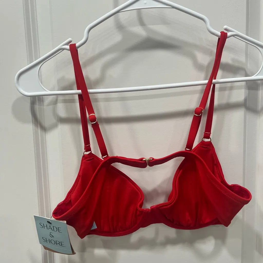 Shade & Shore Vibrant Red Bra ( Only Top) - Image 6