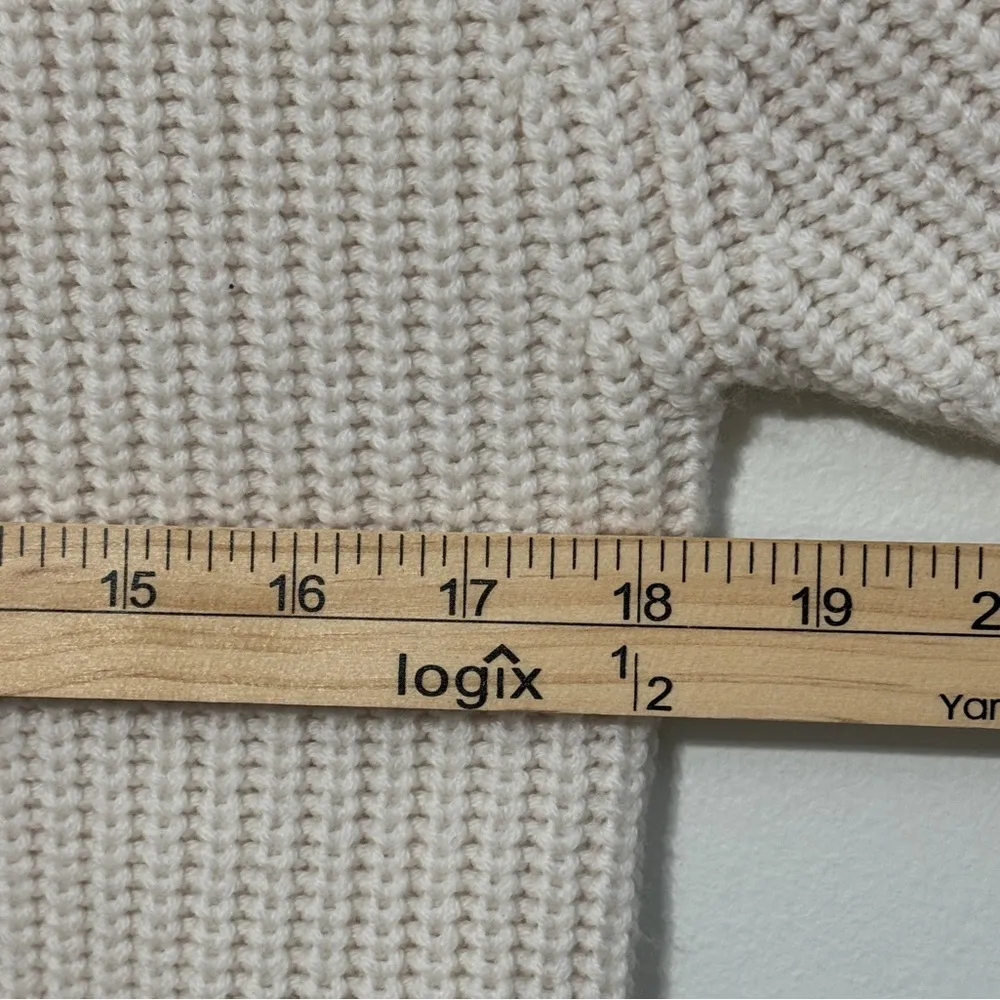 Aritzia Wilfred 100% Merino Wool Sweater Montpellier Turtleneck white size XS - Image 8