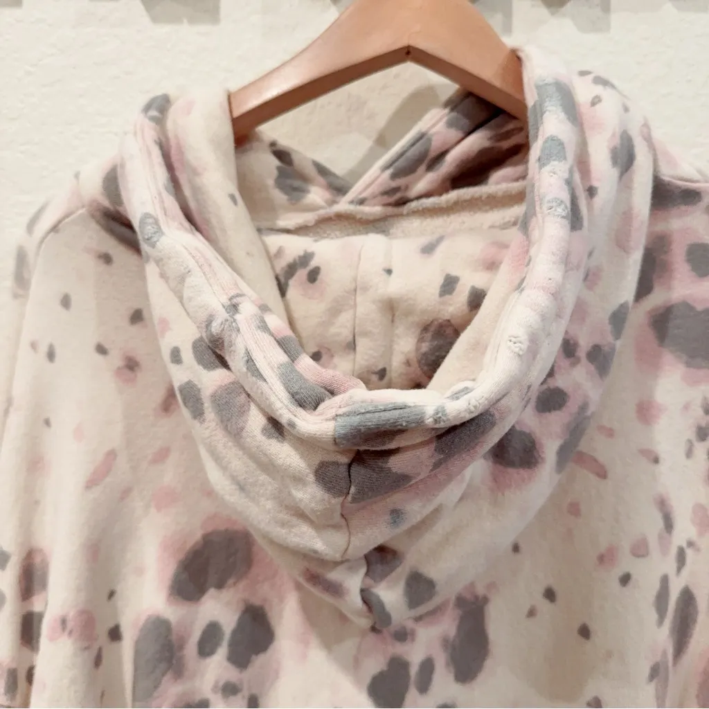 n:Philanthropy Tie-Dye Spotted Oversized Cotton Tunic Hoodie Size Small NWT - Image 5