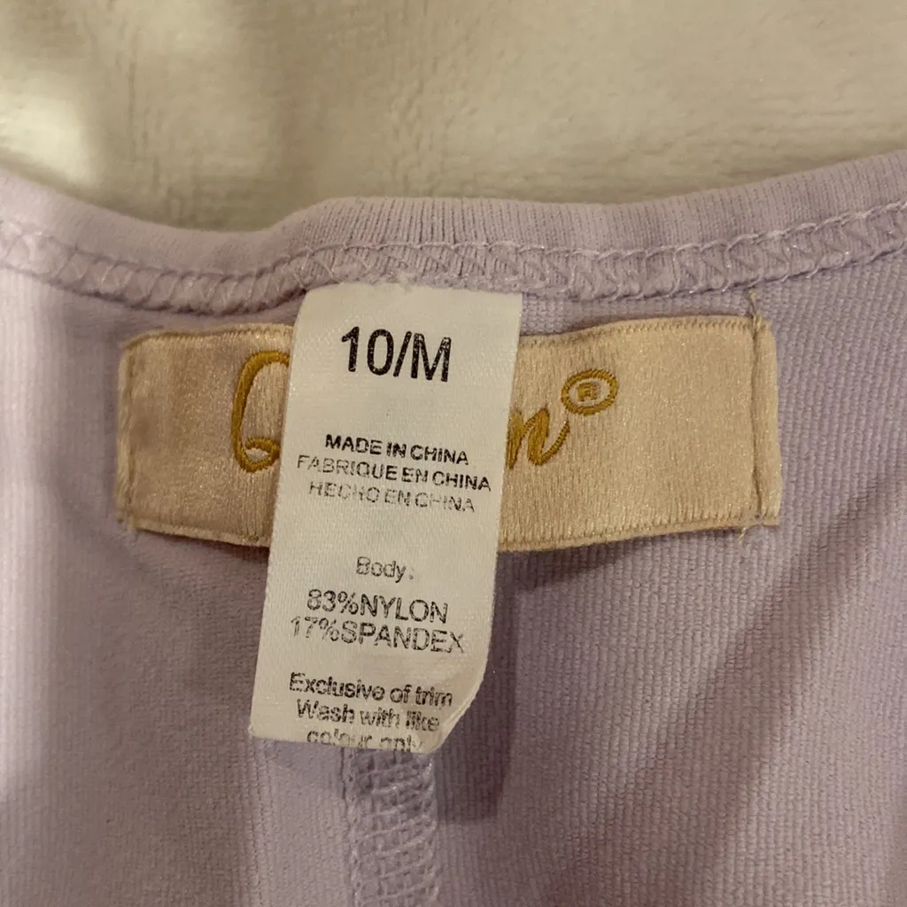 Kick Flair, Jumpsuit,‎ bodysuit, unitard, lilac purple, bell pants, size 10M Purple - Image 9
