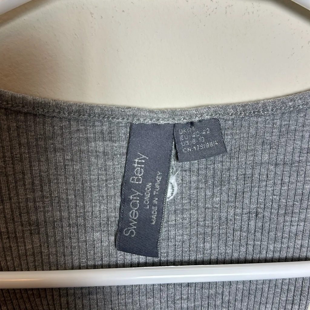 Sweaty Betty Weekend Twist Ribbed Midi‎ Dress - Image 9