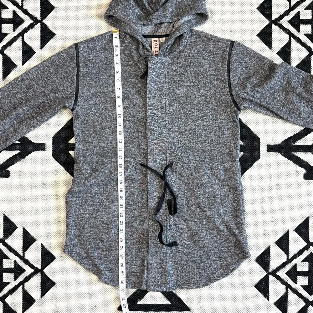 Dolan Left Coast X Anthropologie Gray Lena
Oversized Zip Front Hoodie XS - Image 8