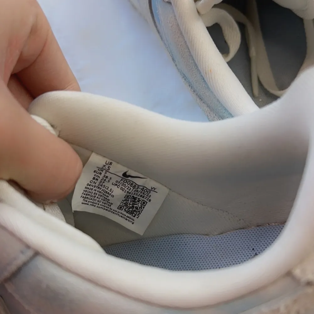 Nike women's  Air Force 1 clouds Celestine blue - Image 5