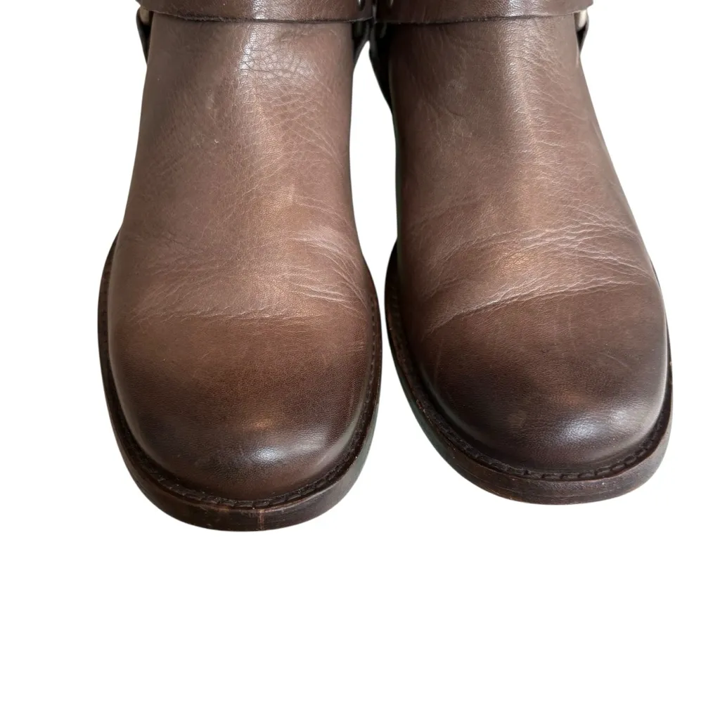 FRYE Phillip Harness Leather Brown Boot, Sz 6.5 - Image 12