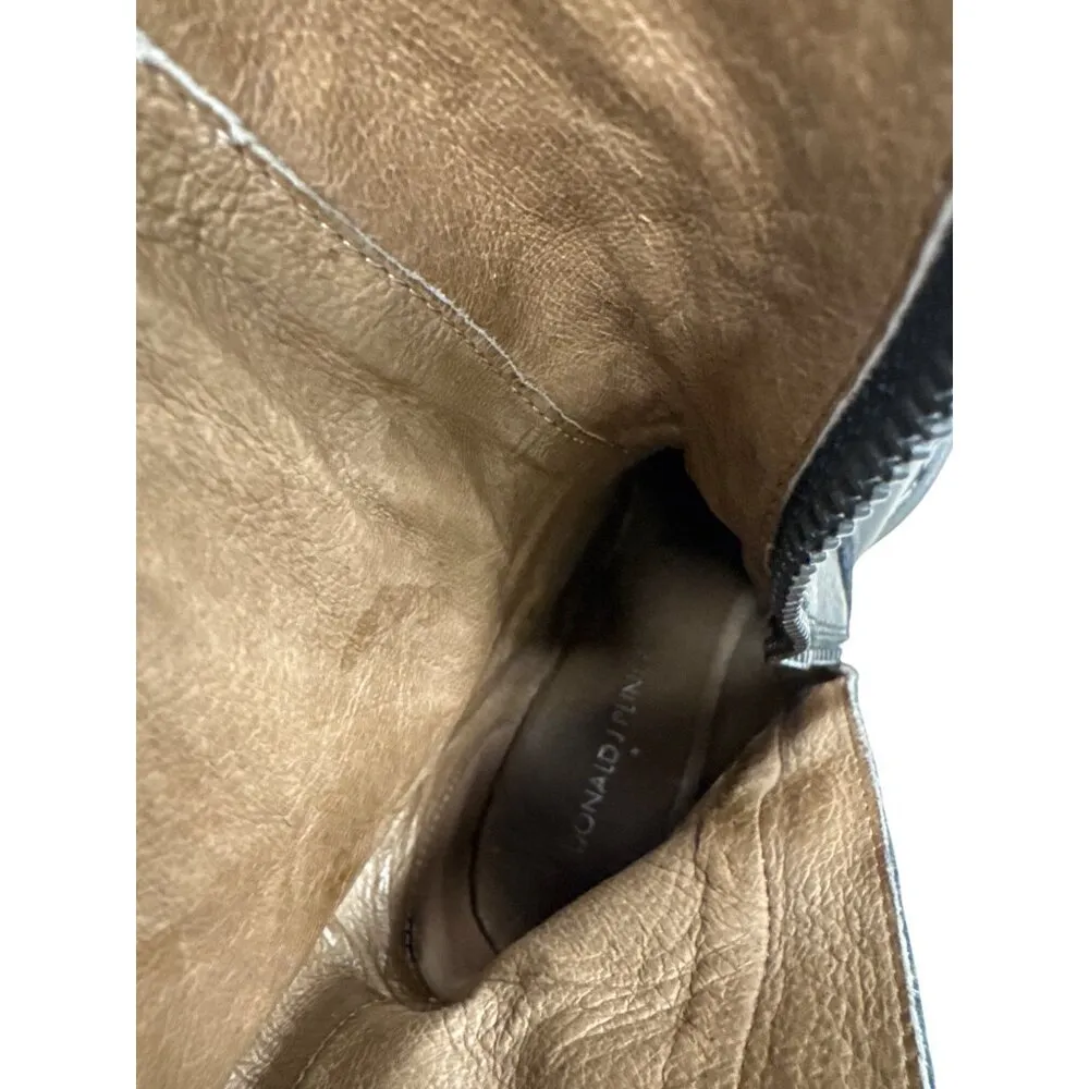 Donald J Pliner Womens Black Leather Knee High Boots Size 6M SKU 7173 - Image 15