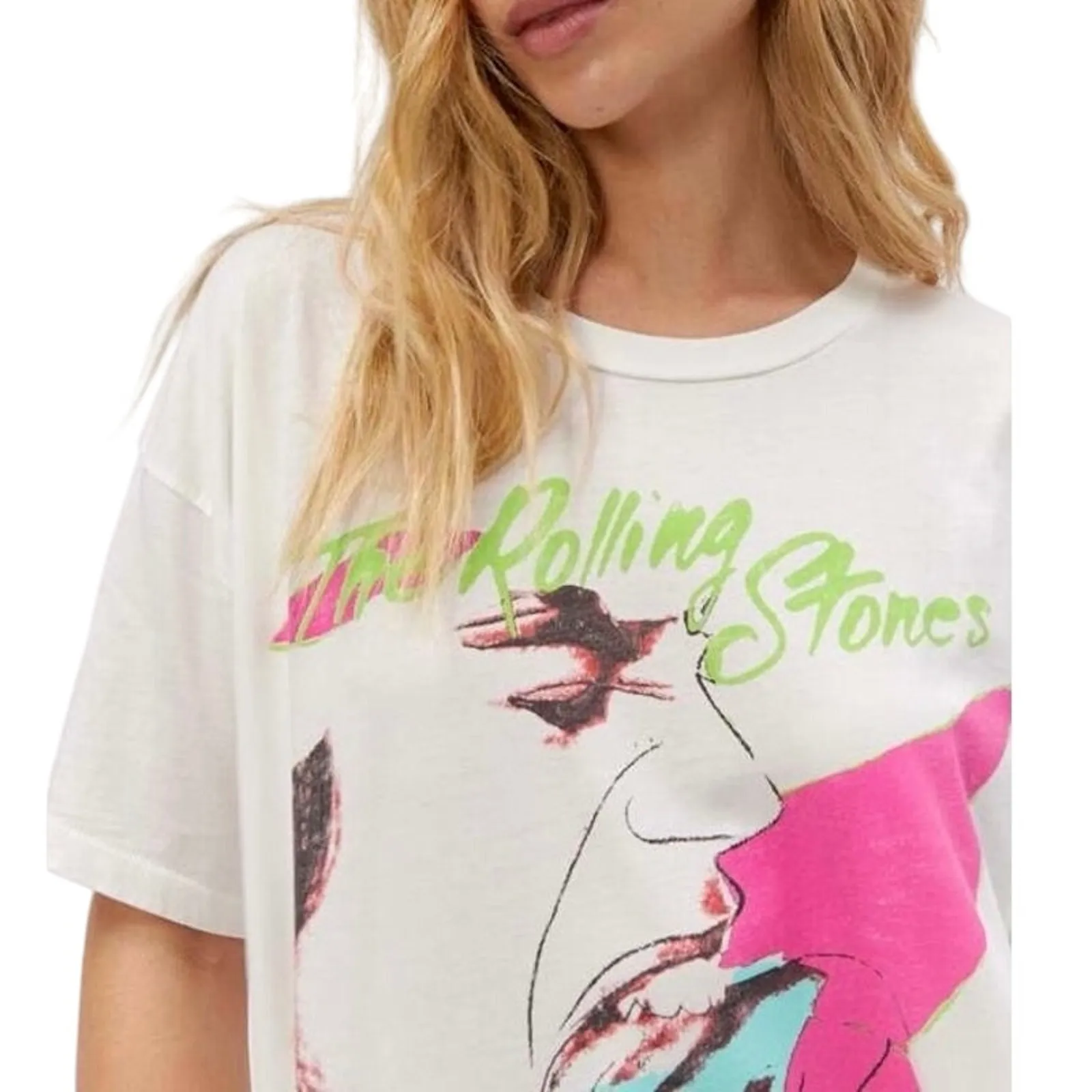 DAYDREAMER Rolling Stones Love You Live '77 Merch Tee Size M New w/ Tag MSRP $88 - Image 3