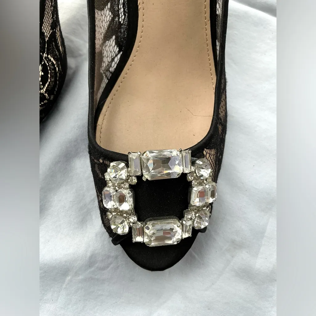 DRESSY🔥Lace Heels with Embellished Buckle🌹 - Image 6