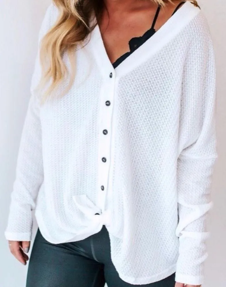 White Button Down Thermal - Image 2