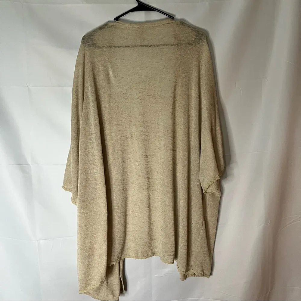 St. John's Bay Tan Open-Front Cardigan Sweater - Image 2