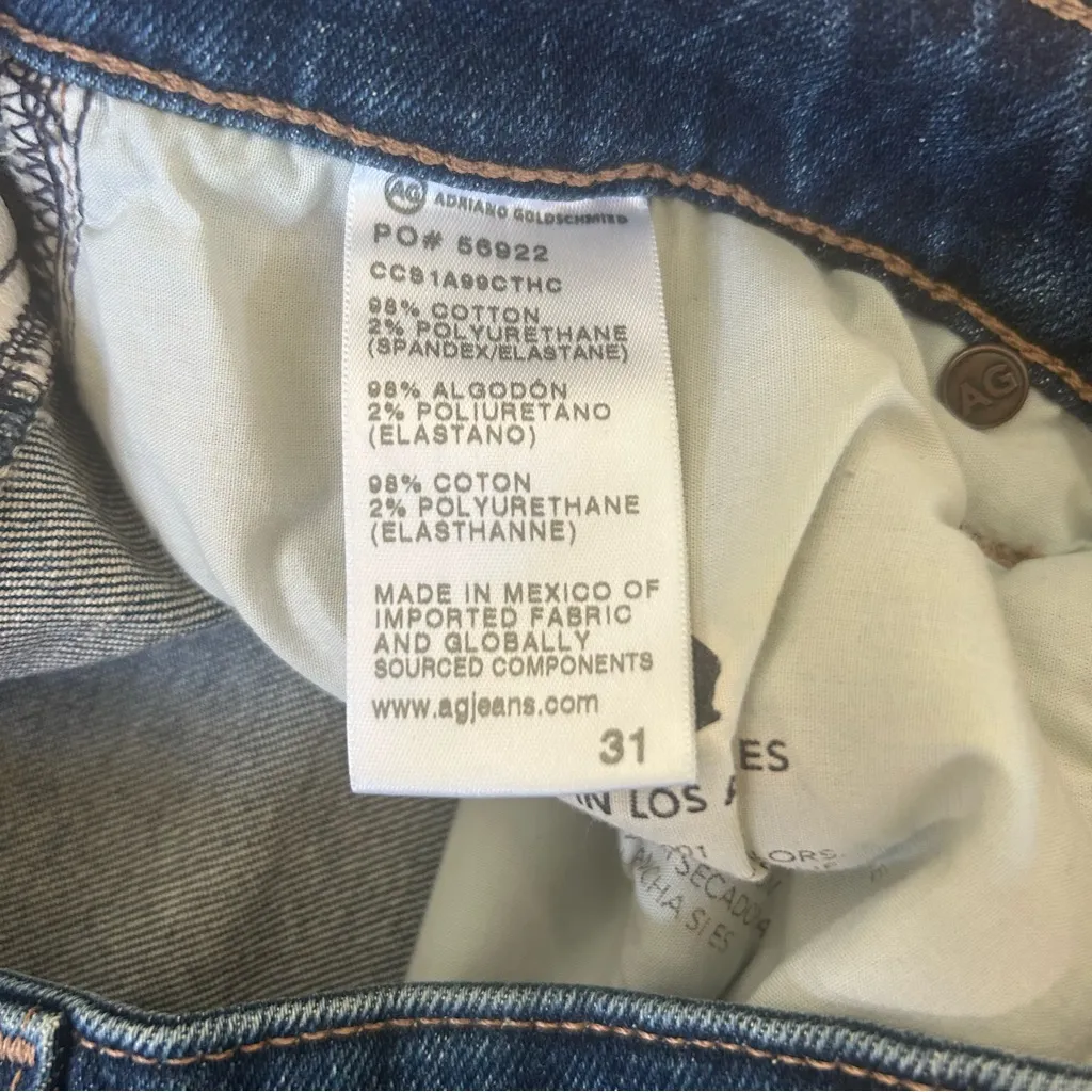 Ag Adriano Goldschmied Saige High-Rise Straight Leg Jeans - Image 6