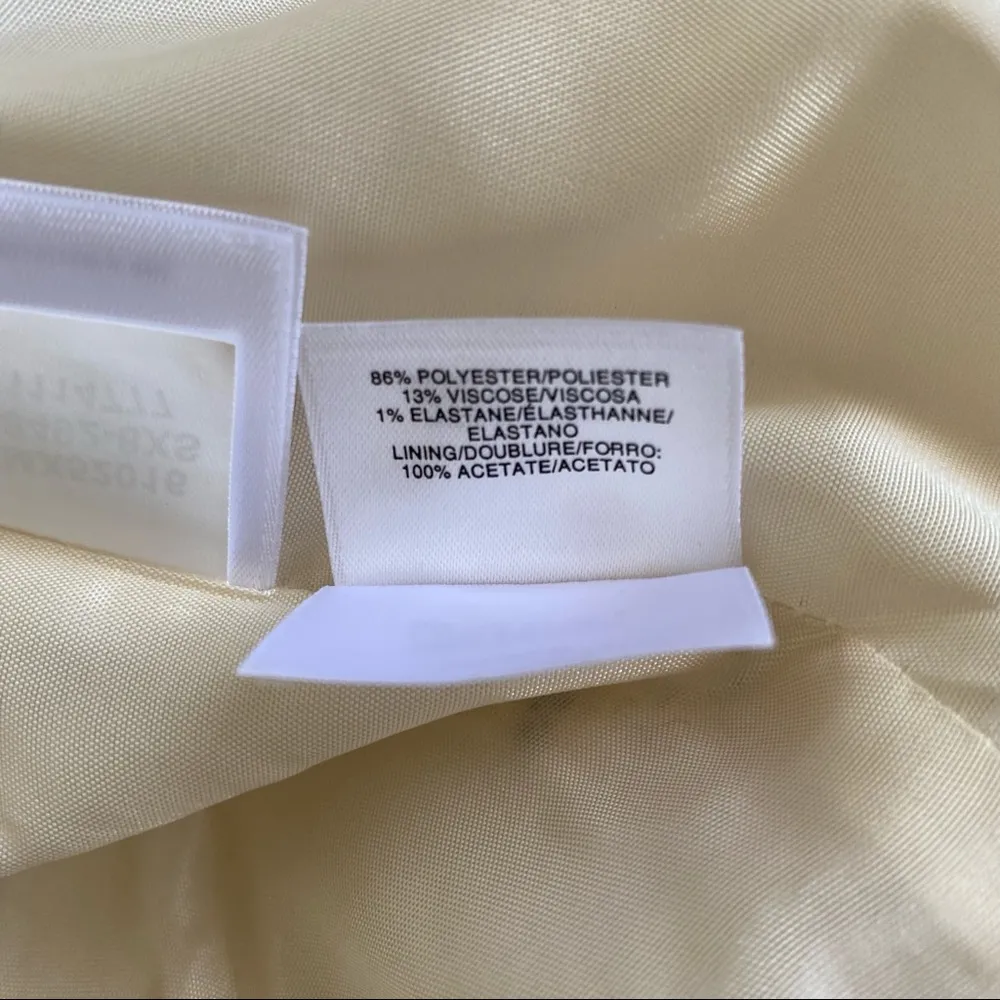 Anne Klein Tweed Open Front Blazer Size 4 NWT - Image 9