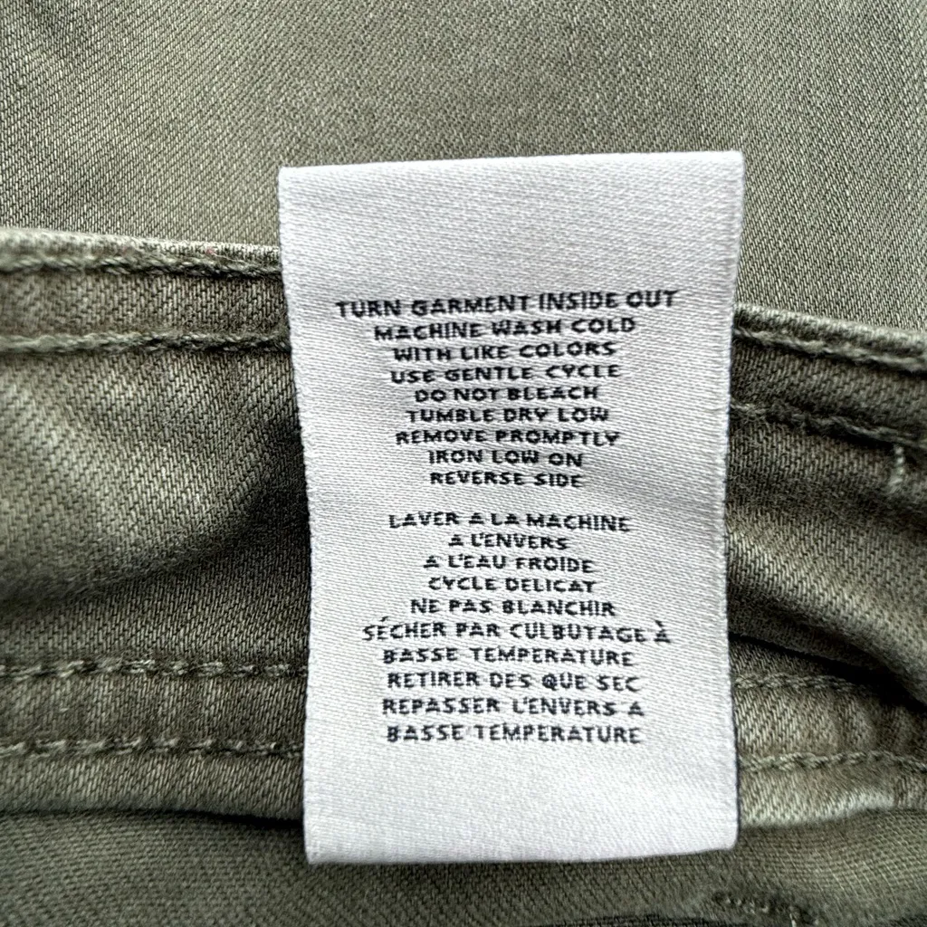 OAT New York High Rise Wide Leg Pants Green Size 12 - Image 10