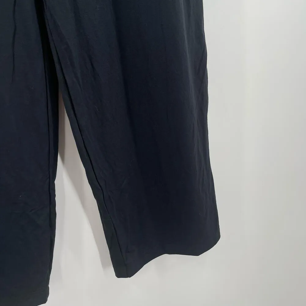 LIVELY Pants Size Small The All Day Wide Leg NWT Black Wide Leg Cropped Casual - Image 9