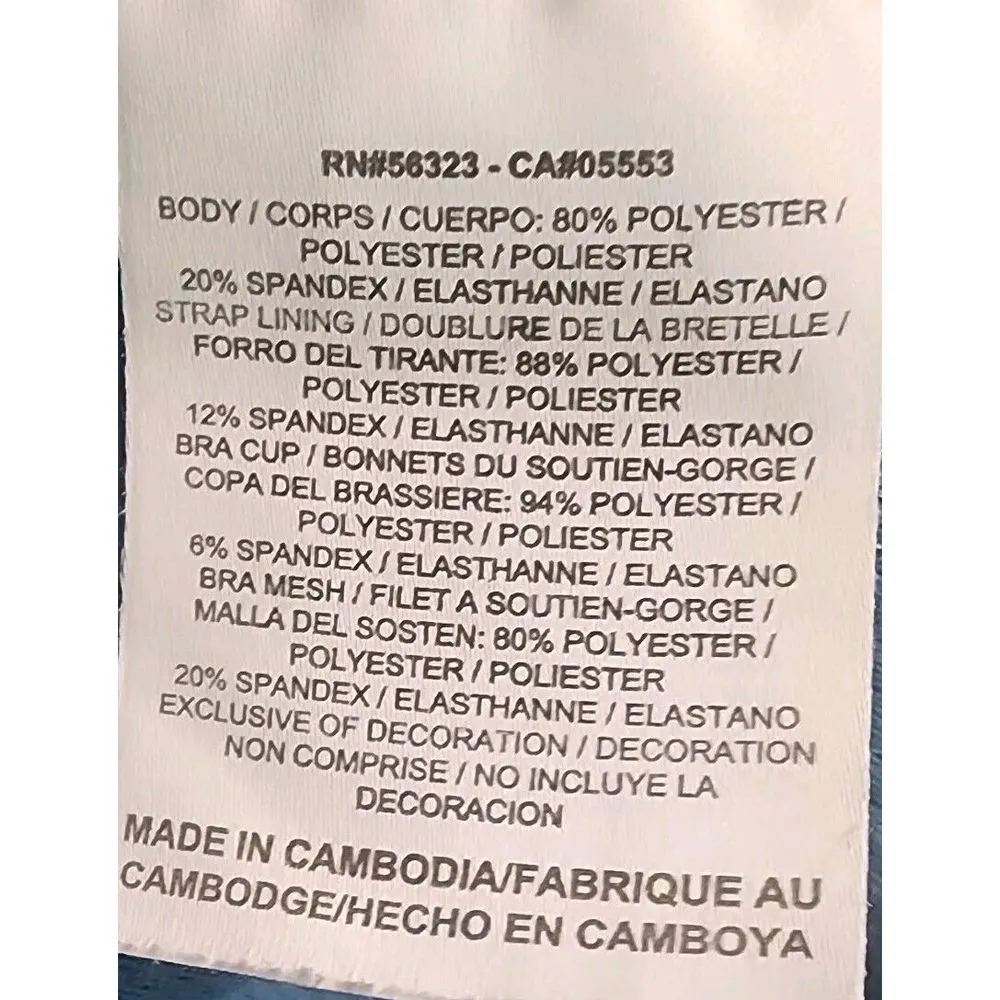 Nike Dri Fit Tank Top Women's Medium Razor Back Teal‎ - Image 4