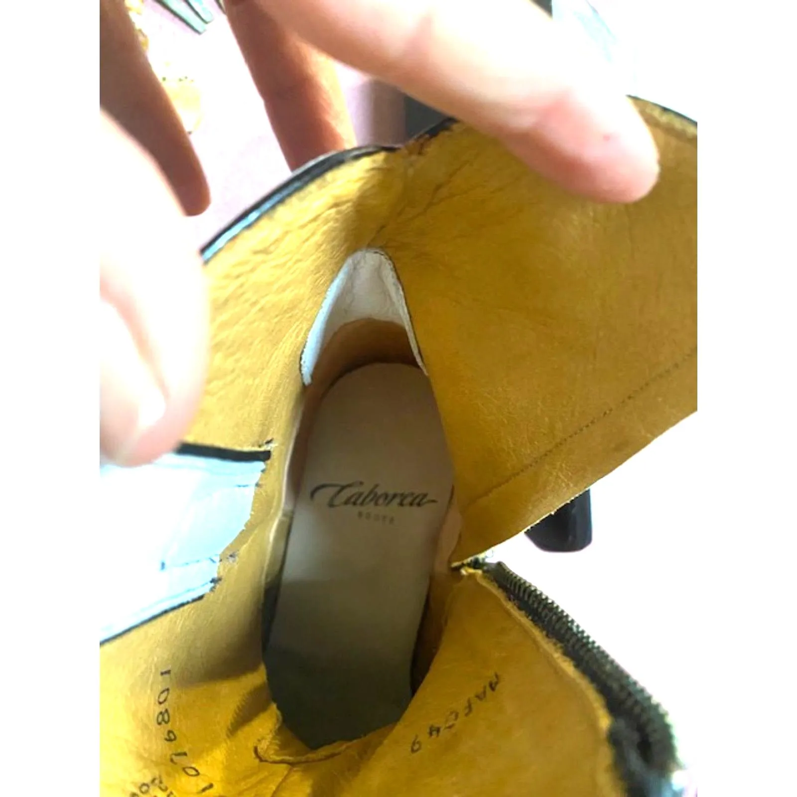 Caborca Silver by Liberty Black Danny Booties White Size 7 - Image 6