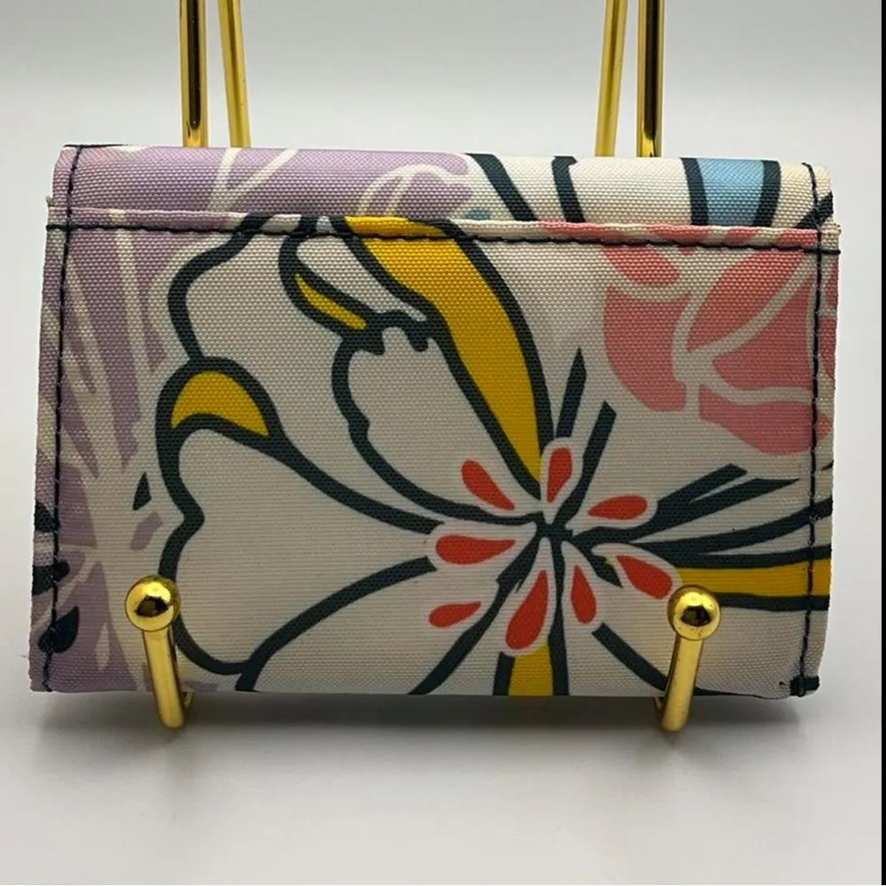 A Very Rare Cool Floral Print Kipling Mini ID Wallet - Image 2