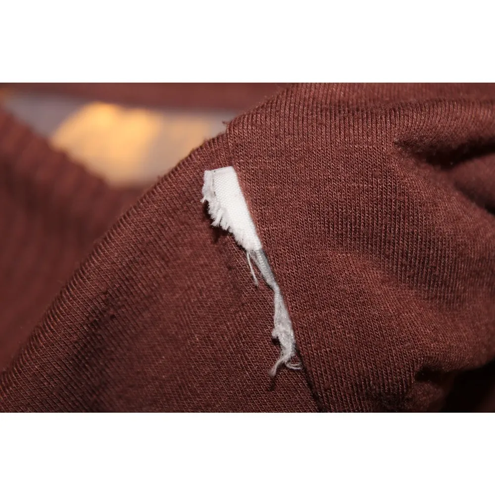 Women's Abercrombie & Fitch Chocolate Brown Ribbed Knit Crop Top Tank Top Size S - Image 4