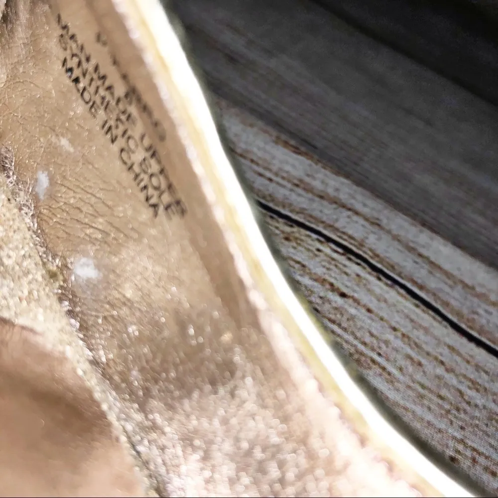 STEVE MADDEN P-Karro Gold Sequin Peep Toe Pump Size 8 - Image 12