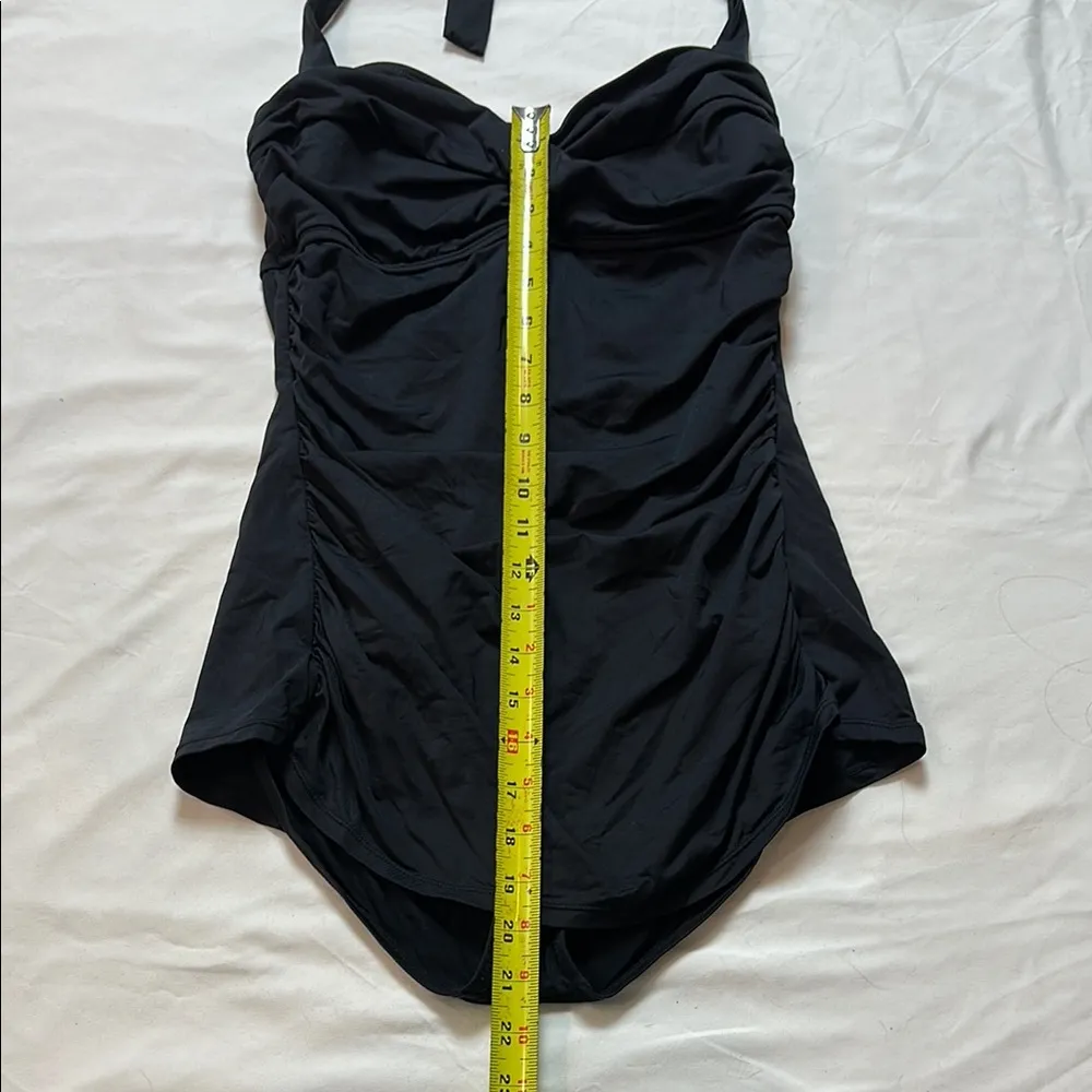 Dana Buchman Women’s swimsuit Size 12 Vamp Swim Dress Black - Image 12