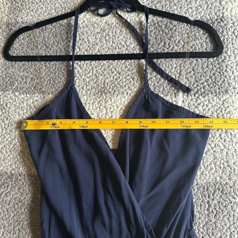 Lulu’s Learning to Fly Navy Blue Halter Large Jumpsuit - Image 9