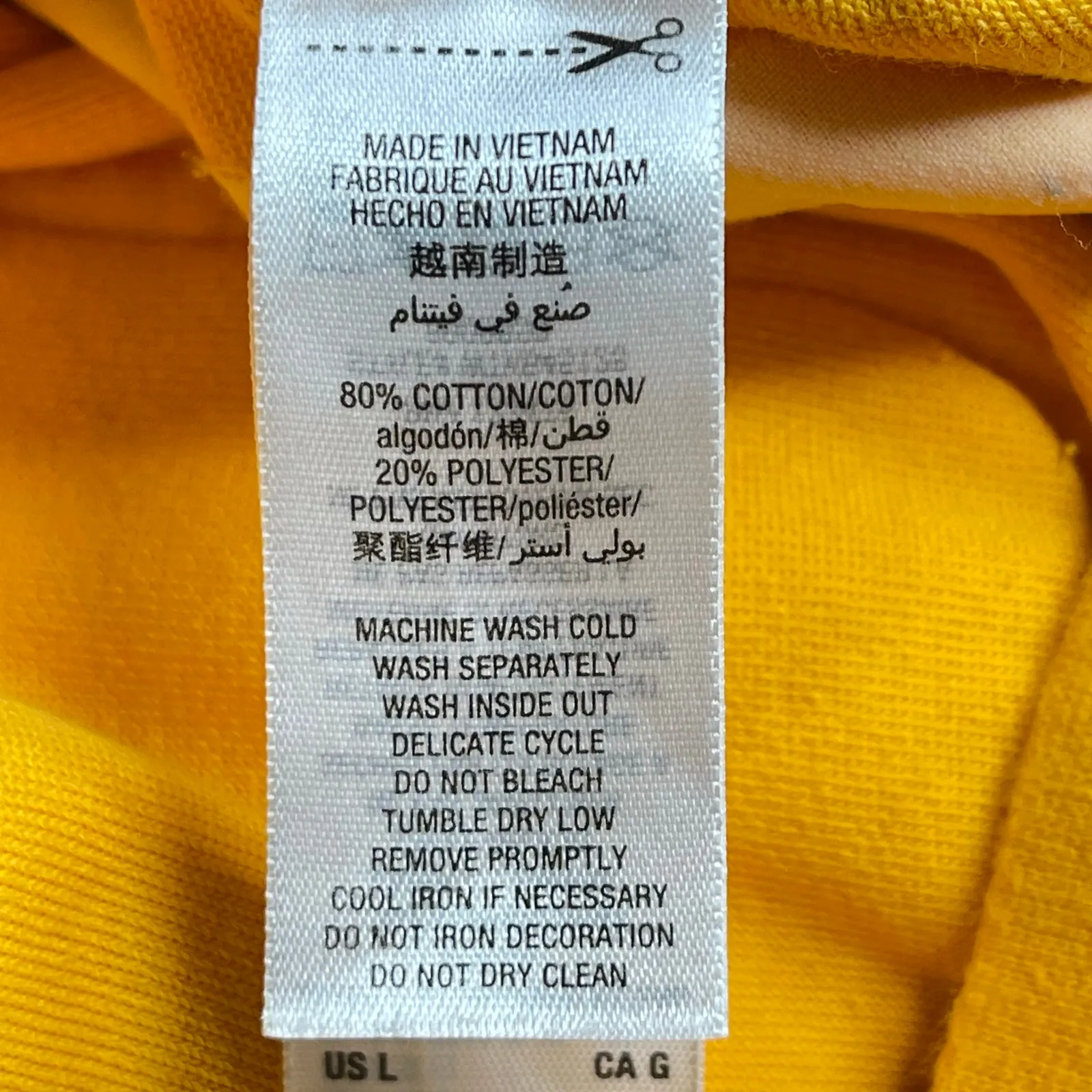 Vintage Y2K Juicy Couture sequin french terry hoodie track pant set L yellow - Image 16