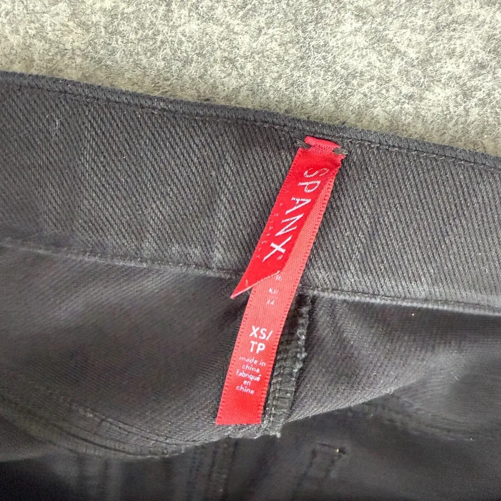 SPANX $99 Jean-ish Pull On Jeans‎ Leggings Black Skinny Jeggings Size XS - Image 5