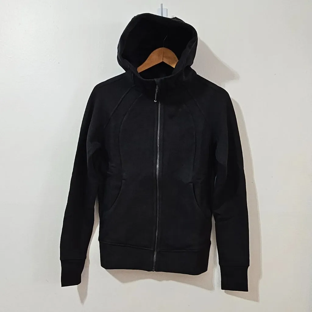 Lululemon Scuba Full-Zip Hoodie - Black - Women's Size 8 - LW4CGVS - Image 2