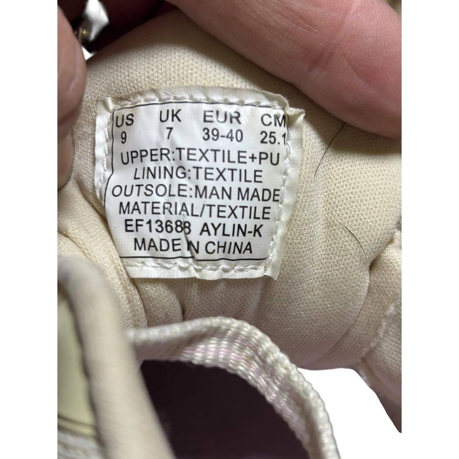 Rbx Womens Running Shoes Sneakers Light Yellow Lace Up Athletic Gym Workout Sz 9 - Image 8