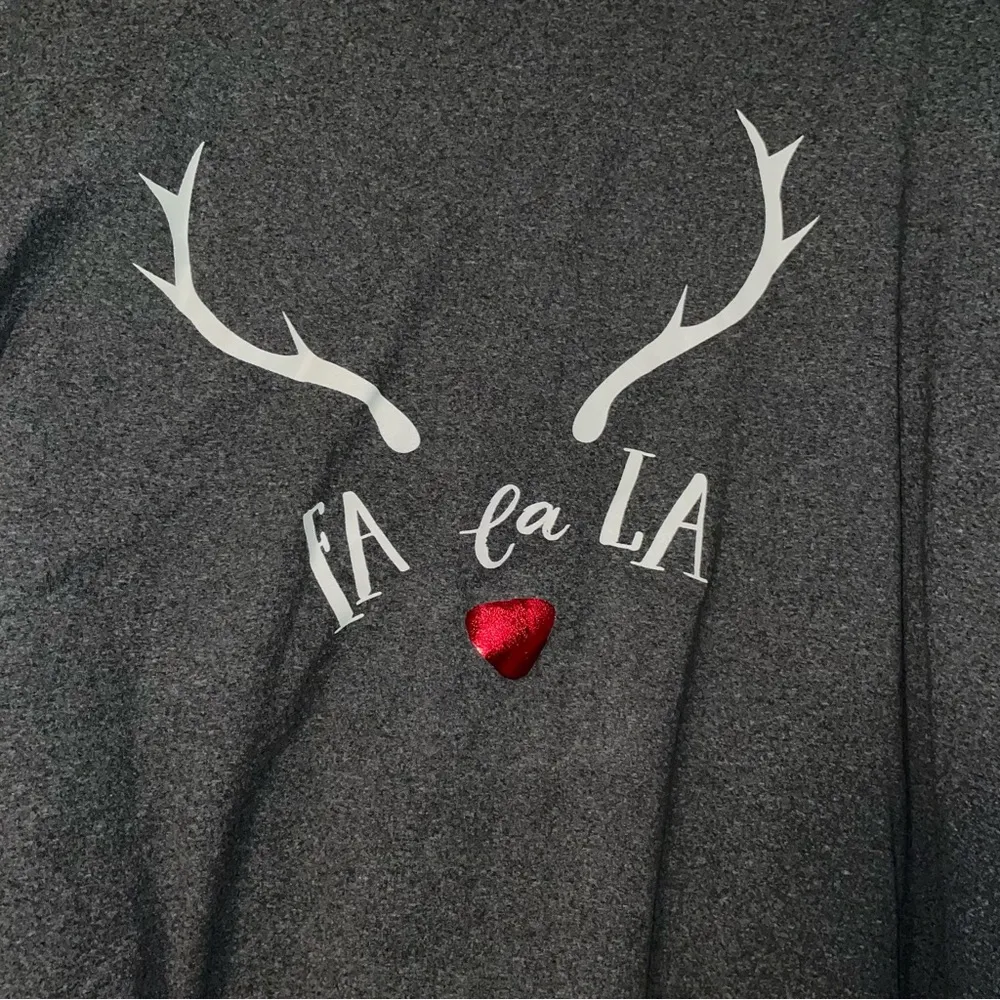 BearPaw 2-Piece Fa La La Pajama Set with Green Fleece Pants Size 2X - Image 4