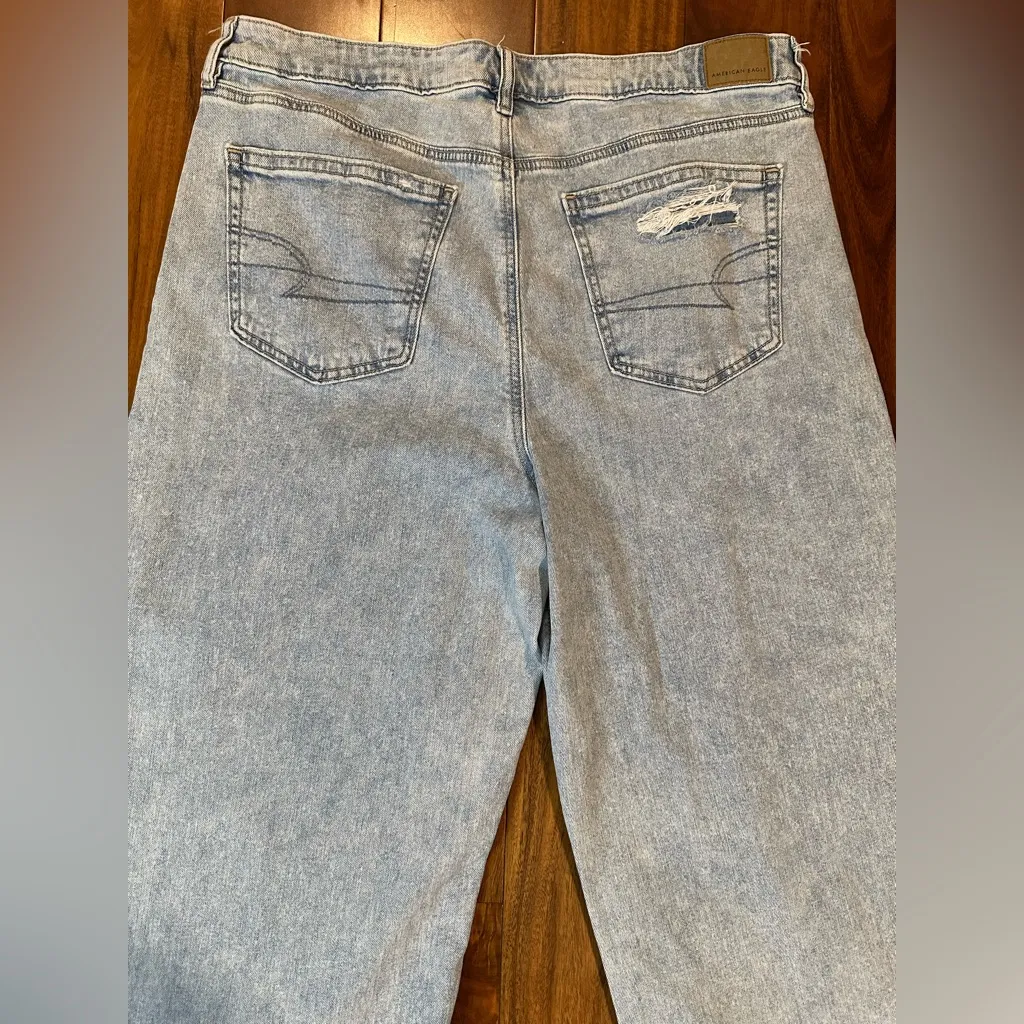 American Eagle Super Highrise Baggy Wide Leg Jeans - Image 9