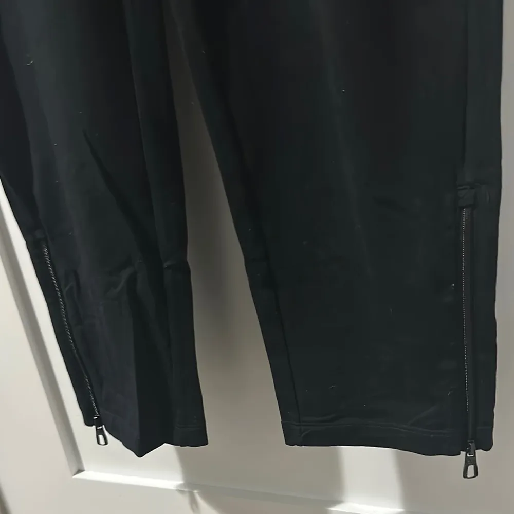 RLX Ralph Lauren Black Track Pants with Soft Fabric and Straight Leg Design Size M - Image 2