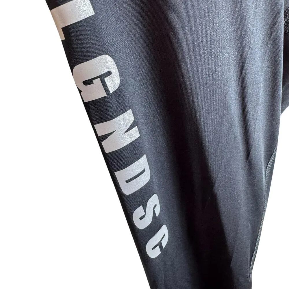 LGND Supply Co. Black Skinny Strappy Ankle Fit Mid Rise Athletic Leggings Size S - Image 3