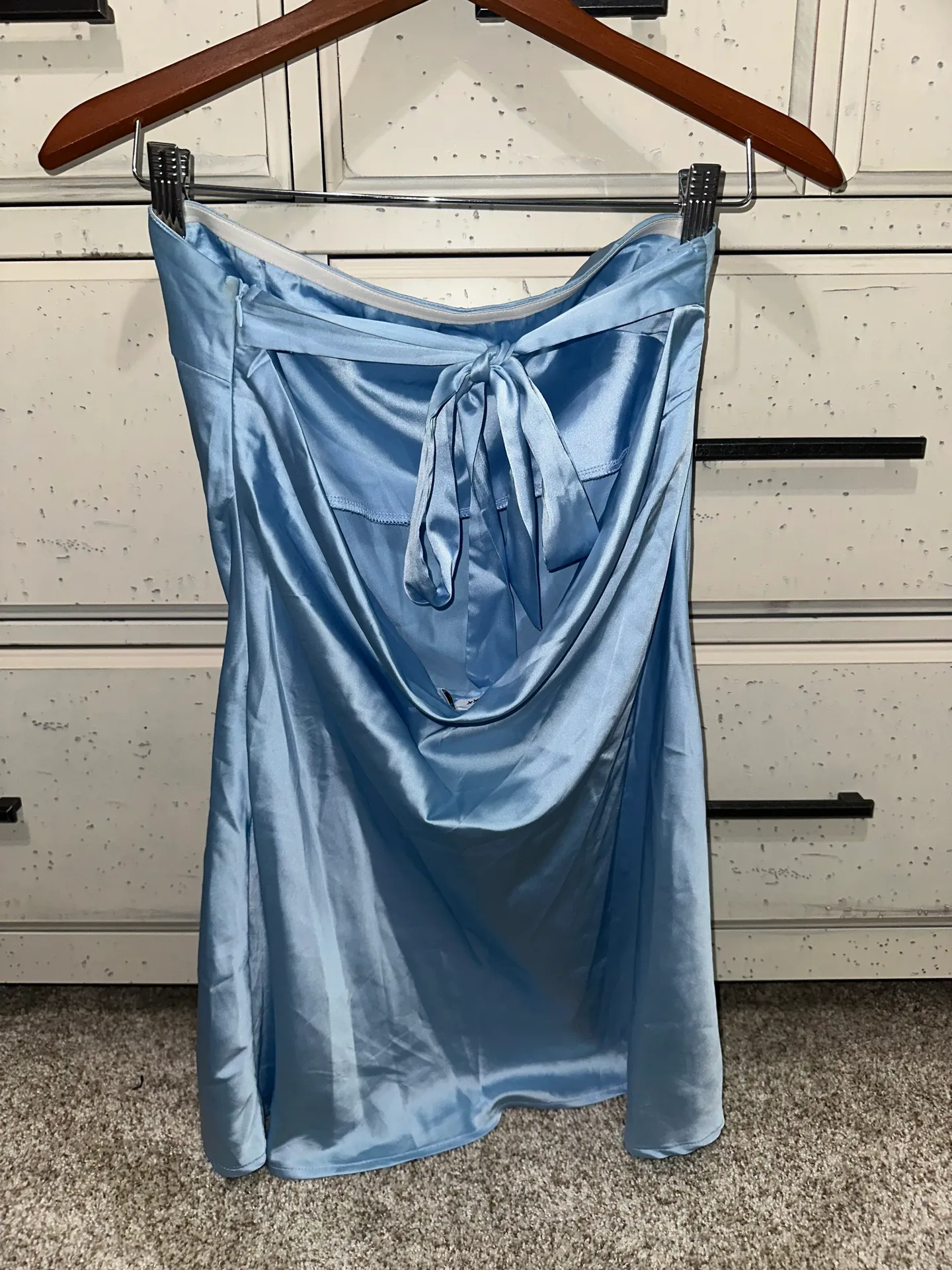 JASMYN MINI DRESS BLUE - Image 4