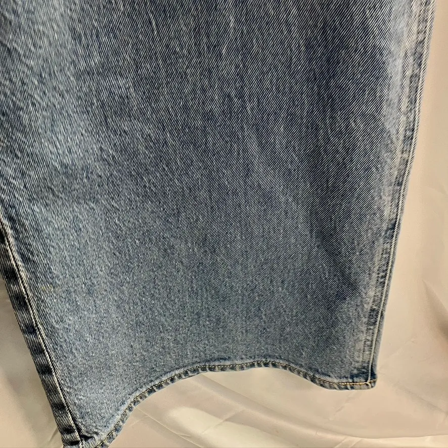 Old‎ Navy Ski-Hi Wide Leg Extra High Rise Jeans Womens 20 Light wash distressed - Image 8