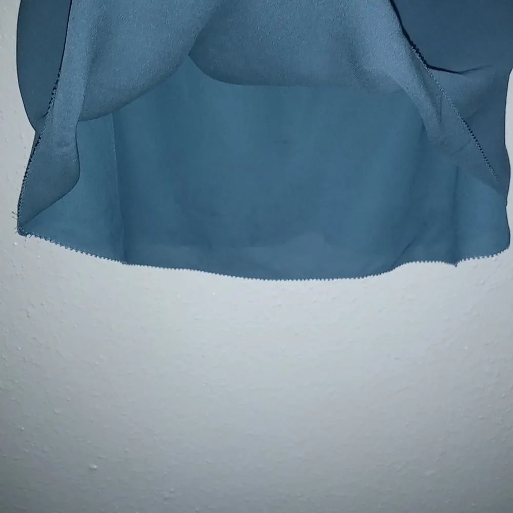 Donna Gray L Teal Silk Neck Tie Top Green Size L - Image 5