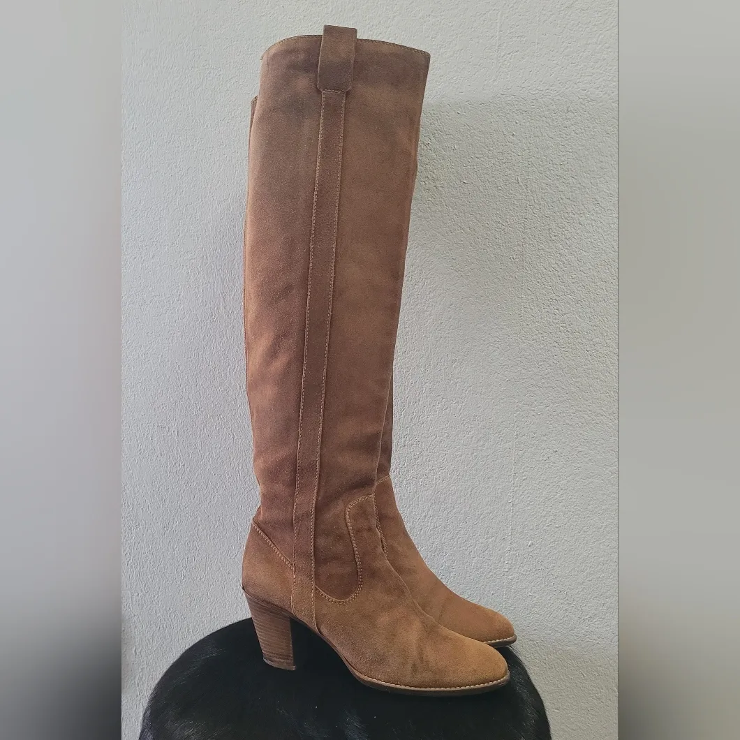 CHRISTIAN DIOR Suede Tall Boots Size 8.5 - Image 3