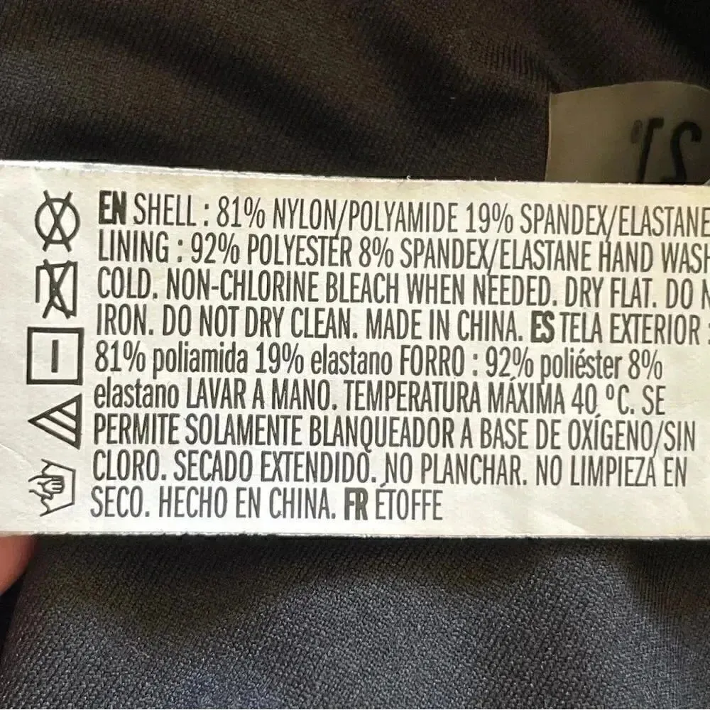 Forever 21 Open Back Black One Piece Swimmsuit SZ S - Image 5