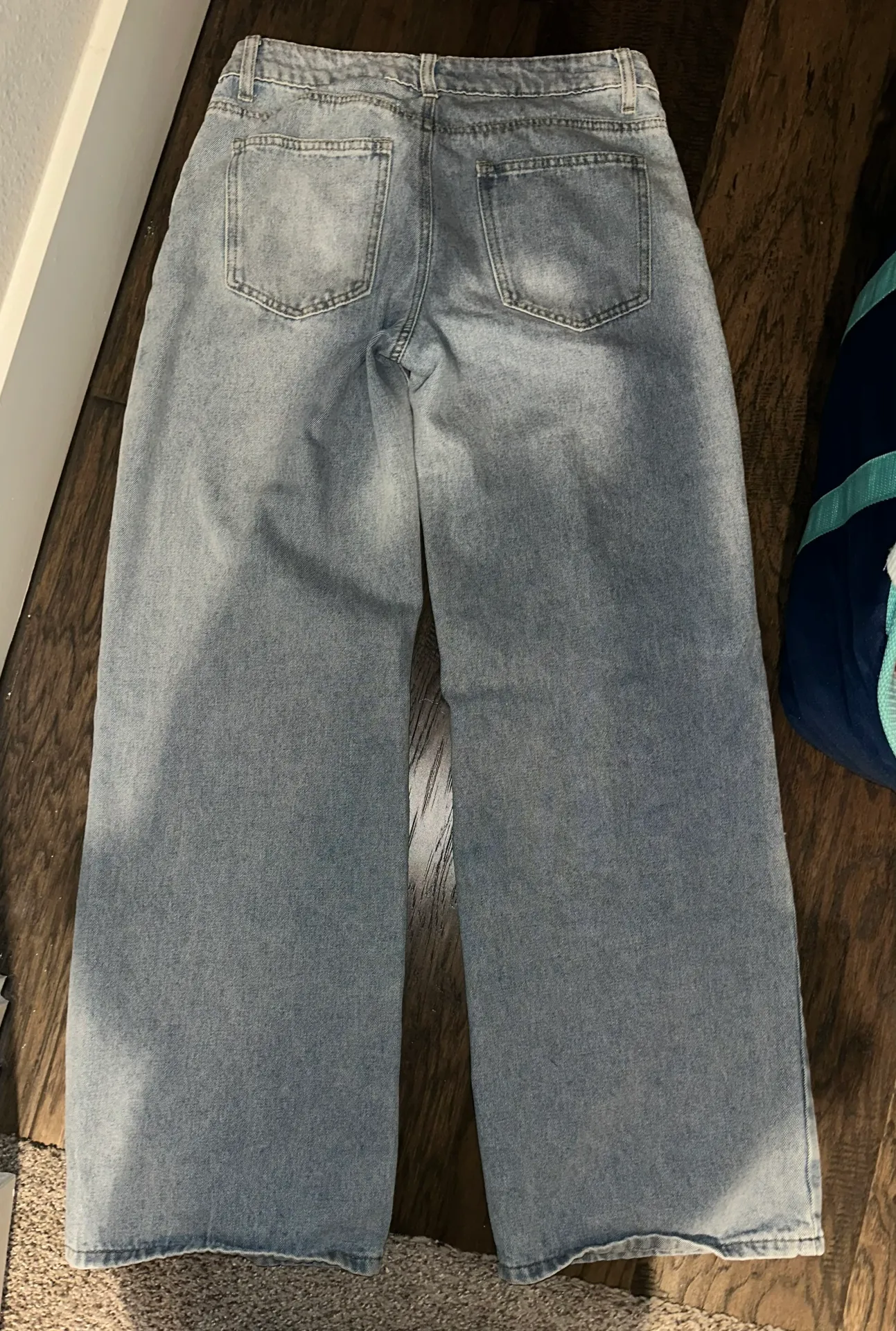 Raelynn Washed Low Rise Baggy Jeans - Image 5