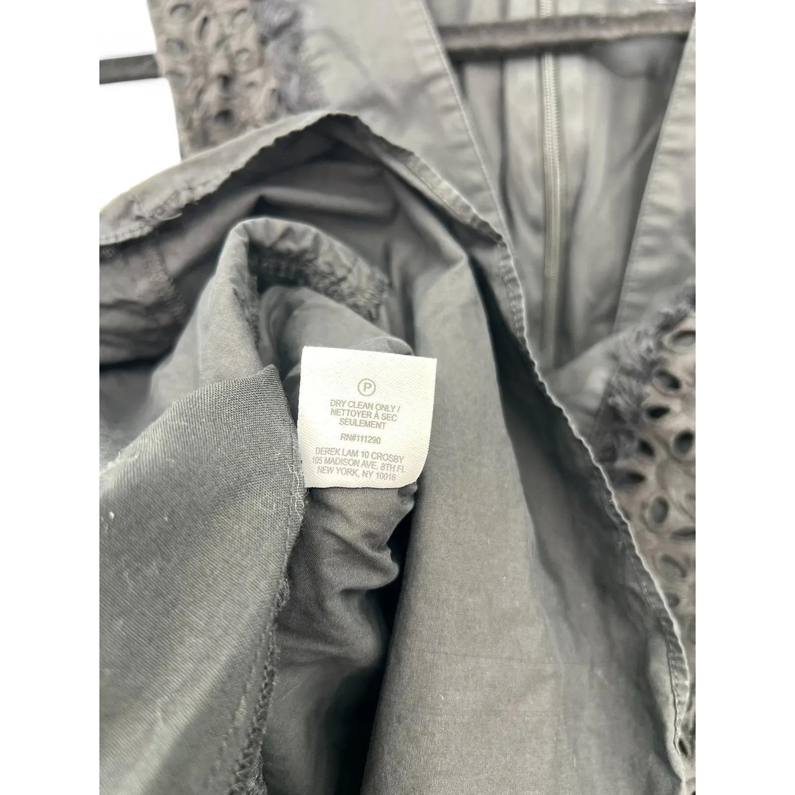 DEREK LAM 10 Crossby 6 Dress Mini Ruffle Layer V - Image 9