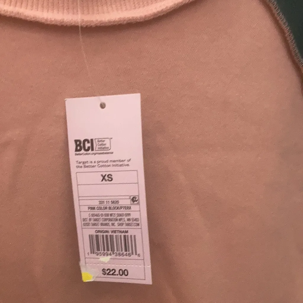 FINAL MARKDOWN Wild fable color blocked sweatshirt xs Nwt - Image 3